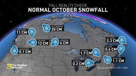 Ready? Seven provinces may see snow before Thanksgiving - The Weather Network