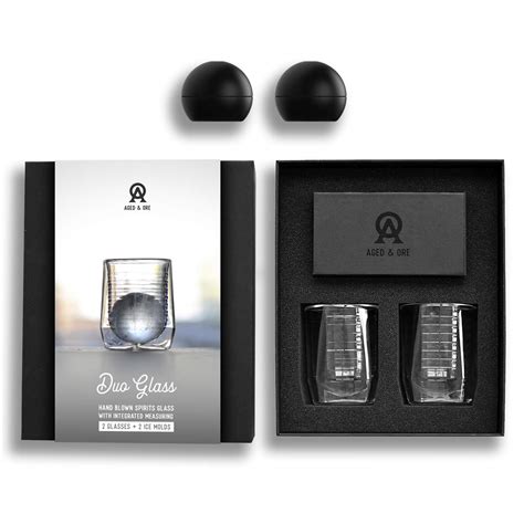 Aged & Ore's Duo Glasses Make Measuring Cocktail Ingredients a Breeze