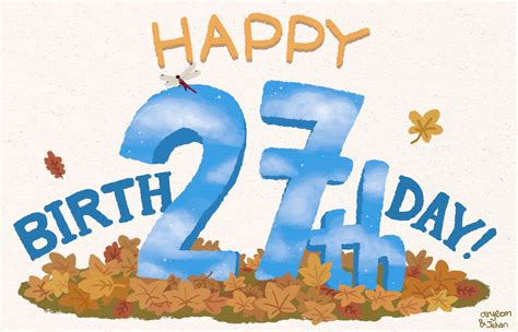 Happy 27! - GIMP