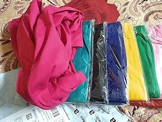 Buy Aaru Collection Women's Regular Fit Cotton Leggings (Pack of 10 ...