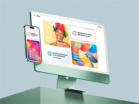 Free iMac & iPhone Pro Responsive Website Mockup PSD - Good Mockups
