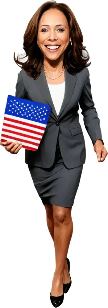 Kamala Harris PNG transparent image download, size: 350x990px