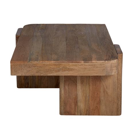Grand Designs Wooden Block Coffee Table - Natural – Comeo Home