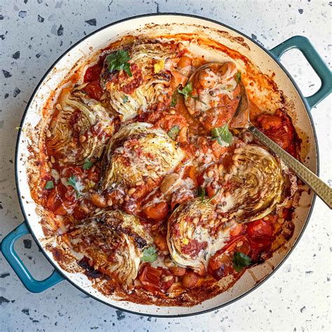 Savoy Cabbage Spicy Bean Bake | Mob