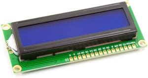 ERL LCD 16x2 Parallel LCD Display with Blue Backlight Display Lights ...