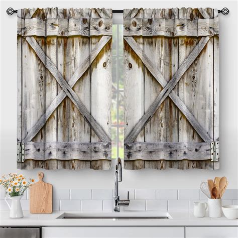 Green Country Kitchen Curtains