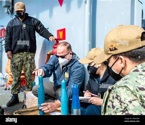 SAN DIEGO (Mar. 11, 2021) Sailors receive training aboard the Wasp ...