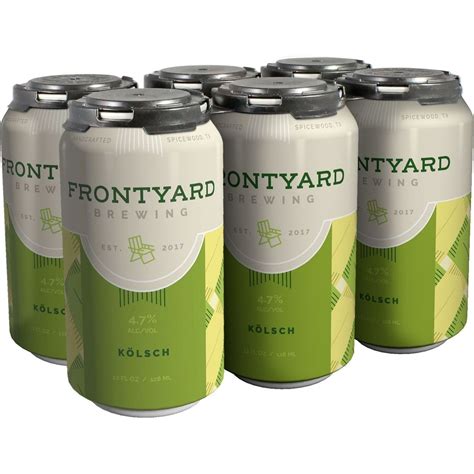 Frontyard Brewing Kolsch Craft Beer 6 pk Cans - Shop Beer at H-E-B