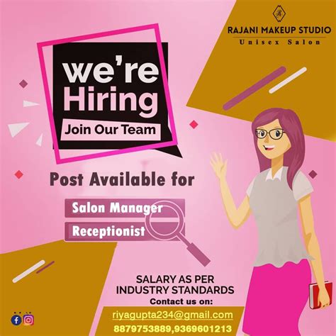 We are Hiring for saloon manager in 2025 | Salon manager, We are hiring ...