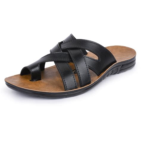Buy Action-Flotters MenS Black Sandal Online @ ₹299 from ShopClues