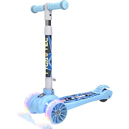 Tygatec 3 Wheel Kids Scooter for Year 5 to 14, LED Magic Wheels, Smart ...
