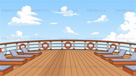 Cartoon Ship Deck
