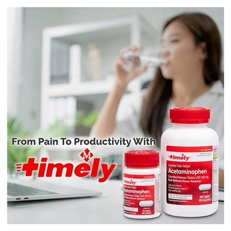 Time-Cap Labs Timely Acetaminophen 650 Mg, 100 Caplets