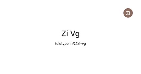 Zi Vg — Teletype