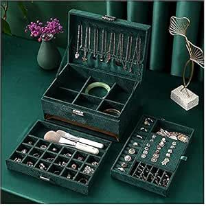 Lucario Jewelry Box insRetro Style Large Capacity Multi-Functional ...