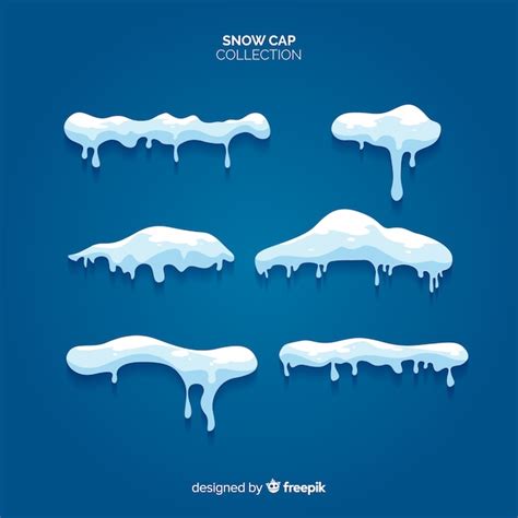 Сбор снежного покрова | Бесплатный вектор