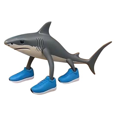 6" Shark in Shoes AI Italian Animals Tralalero Tralala Character Scale ...