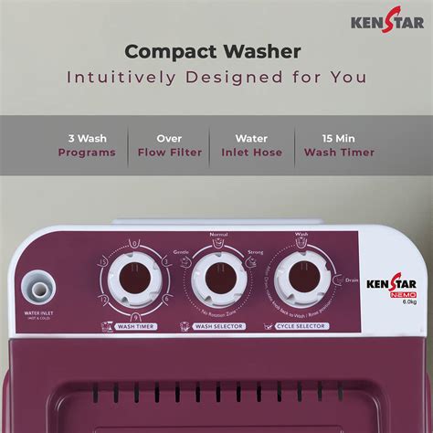 KENSTAR, WASHER 6.5 KG, PLASTIC – Kenstar Store