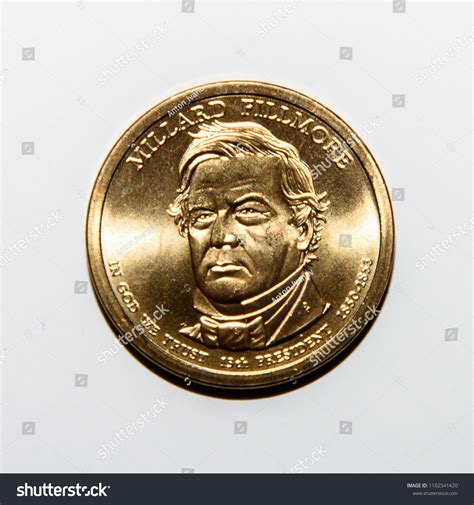 1 Dollar Coin Image Millard Fillmore Stock Photo 1102541420 | Shutterstock