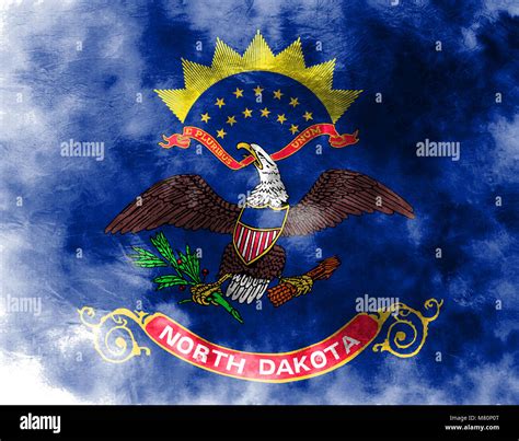 Fabric flag north dakota hi-res stock photography and images - Alamy
