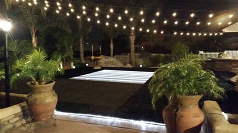 Pool Cover Dance Floor Rental In Los Angeles | Opus Event Rentals