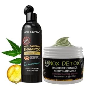 Buy NOX DETOX Anti Dandruff Shampoo | with Australian Tea Tree Oil ...