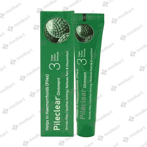 PILECLEAR OINTMENT 30 GM : View Price, Combination and Alternatives ...