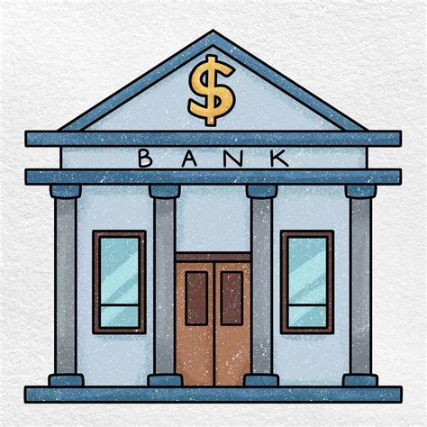 Printable Bank Building