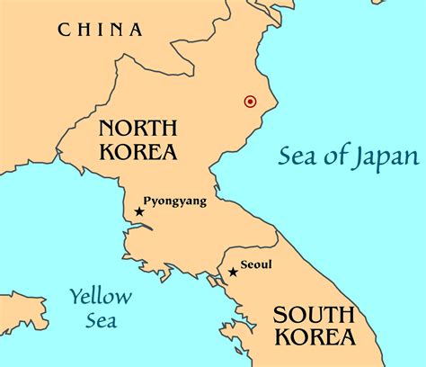 North Korea Map / Detailed political map of North Korea with relief ...