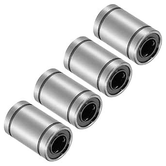 Kozelo 4pcs LM8UU Linear Ball Bearings, [8mm x 15mm x 24mm] Steel ...