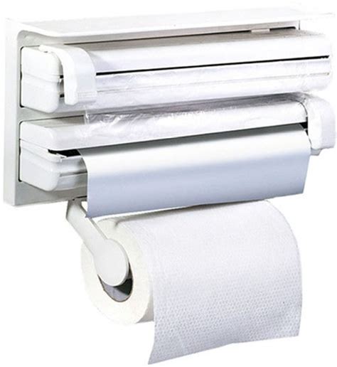 Shopo Triple Wrap Aluminium Foil Roll Holder SMC0007 Paper Dispenser ...