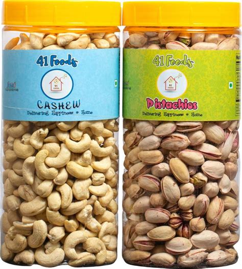 41 foods Dry fruits combo pack of Cashews Pistachios | pista kaju 300 ...
