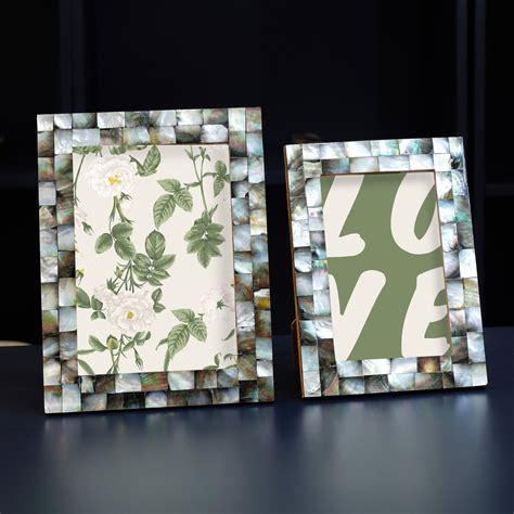 Pearl Photo Frame Black -(4x6) & (5x7) – Behoma