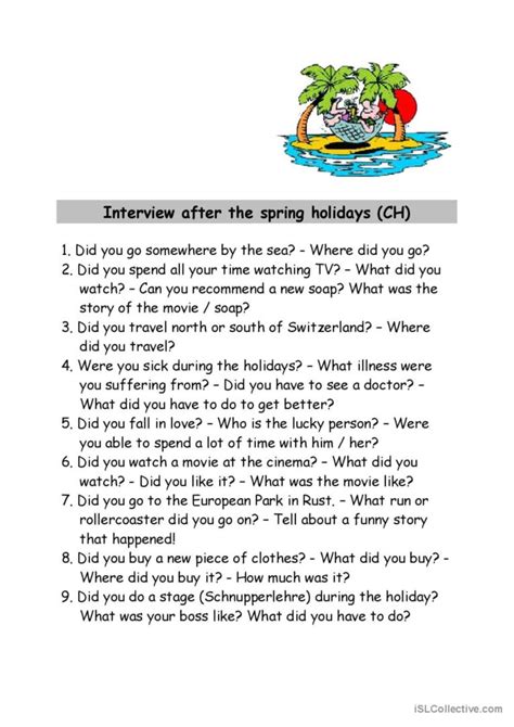 Image result for Spring Break Interview