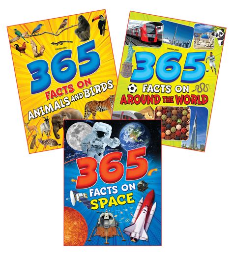 JoGenii |365 Facts Series - (A set of 3 Book | Dreamland Publications