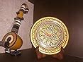 Buy Handicrafts Paradise Peacock with Feathers Spread Pattern Round ...