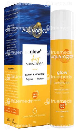 Aqualogica Glow Dewy Sunscreen 50 Gm - Uses, Side Effects, Dosage ...