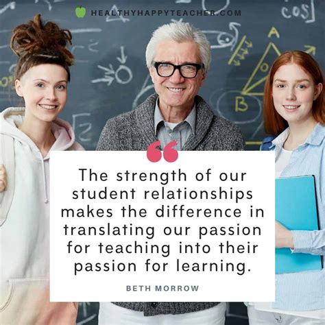Quotes about the teacher student relationship Healthy