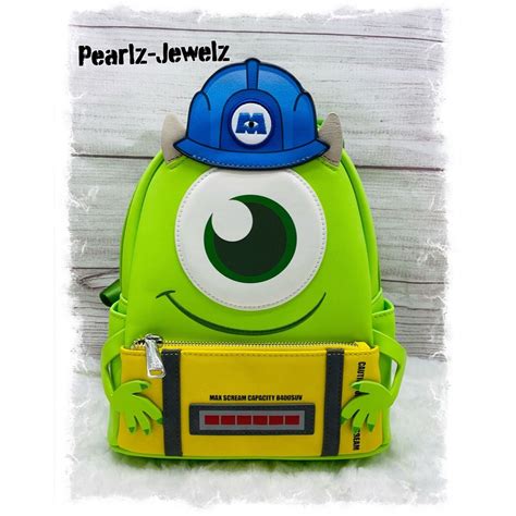 Disney Loungefly Disney Pixar Monsters Inc. Mike Wazowski Mini Back ...