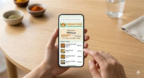 Indian Food Calorie Calculator - Count Calories and Macros (Free)
