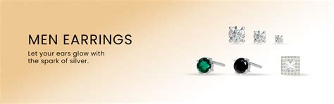 Buy Premium 925 Sterling Silver Earrings for Men & Boys – CLARA