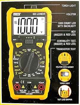 Meco 603 Junior 3 Digits 2000 Counts Manual Ranging Premium Digital ...