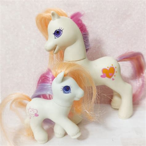 My Little Pony Vintage Gen 2 ponies - mummy and baby, Hobbies & Toys ...