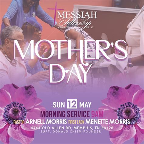 Mother’s Day Service ?l I’ll, 4444 Old Allen Road, Memphis, TN, 12 May ...