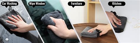 DETACHI Microfiber Cloth for Car Cleaning Towel Ultrasoft, Thick and ...