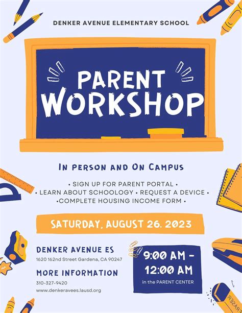 Parent Workshop | Denker Avenue Elementary