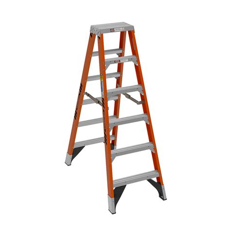 Werner Fiberglass Twin Step Ladders Series T7400 - Ladders