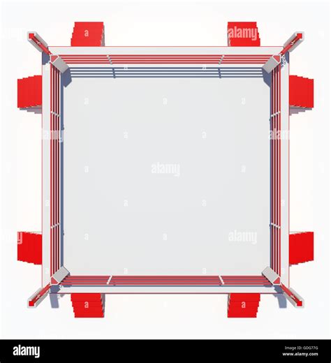 Boxing Ring Top View 的图像结果