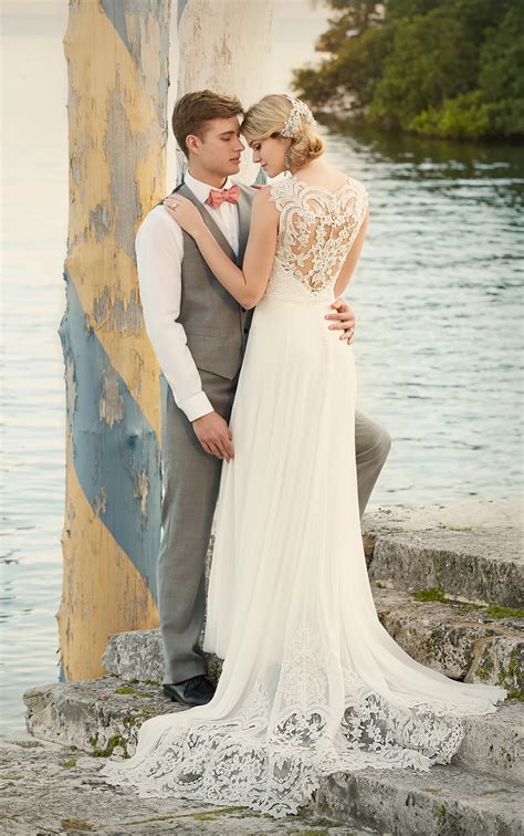 Designer Beach Wedding Dress | Wedding Dresses | Essense of Australia