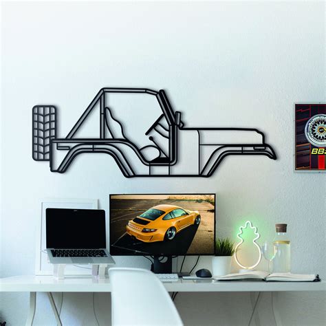 Metal Car Wall Art, Car Guy Gift, Car Wall Art, Metal Wall Art, Car Accessories, Metal Wall ...